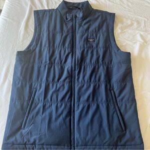 Travis Mathew Dark Blue Quilted Vest